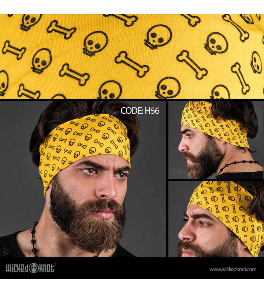 Bonez Yellow HeadBand